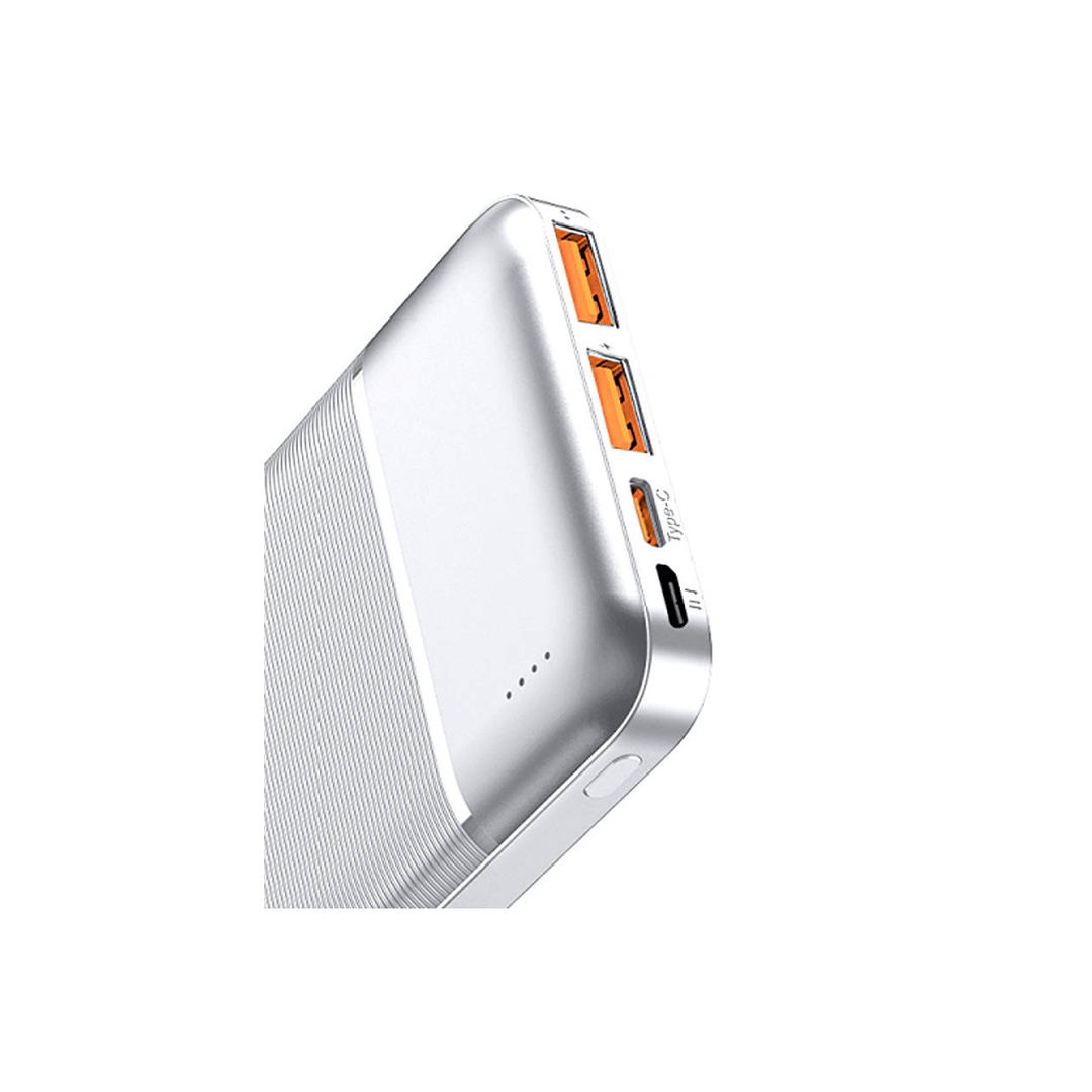 Wiwu JC-19W Power Bank 10000mAh - White in Qatar Wiwu JC-19W Power Bank 10000mAh - White in Qatar